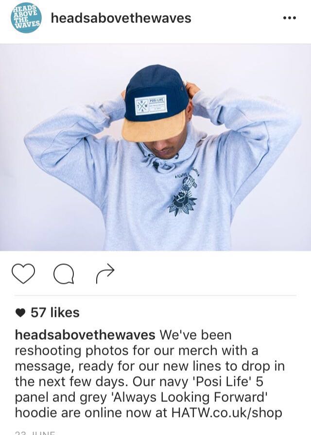 Head Above The Waves Merch 